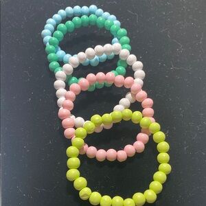 Colorful Beaded Bracelets Set